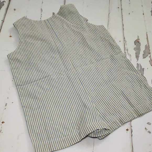 Striped Kids Overalls - Picture 5 of 6
